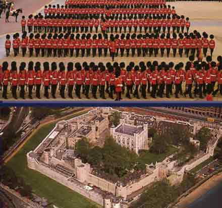 
London Changing of the Guard, Tower of London - London Places and History book
